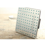 Claremont 8-Inch Square Raindrop ABS Shower Head with 15-3/4 Inch Shower Arm