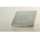 Claremont 8-Inch Square Raindrop ABS Shower Head