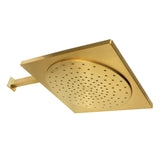 Claremont 12-Inch Square Rainfall ABS Shower Head with 15-3/4 Inch Shower Arm