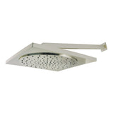Claremont 12-Inch Square Rainfall ABS Shower Head with 15-3/4 Inch Shower Arm