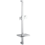 Claremont 24-Inch Stainless Steel Shower Slide Bar with Soap Dish