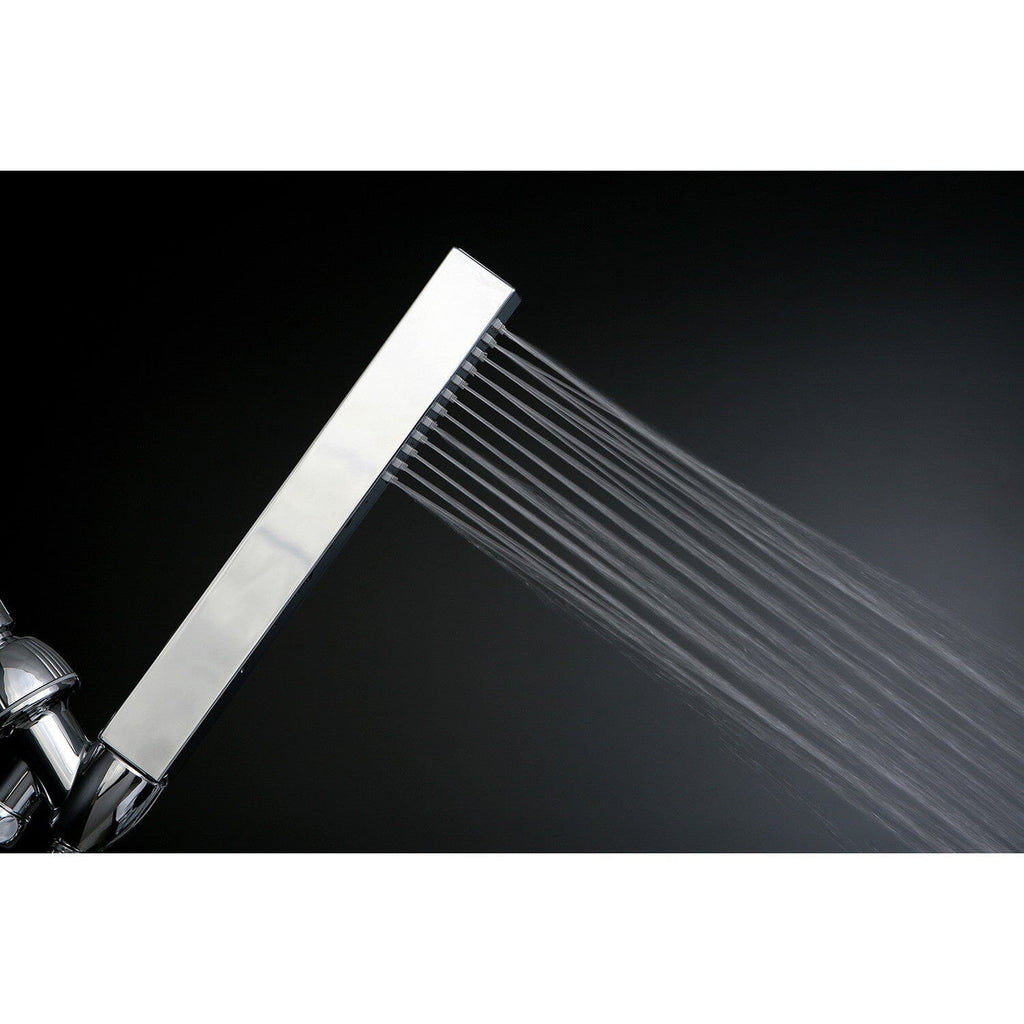 Claremont Single Function Rectangular Hand Shower | Polished Chrome ...