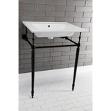 Continental 25-Inch Ceramic Vanity Sink Top (1 Hole)