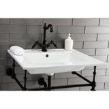 Continental 25-Inch Ceramic Vanity Sink Top (1 Hole)