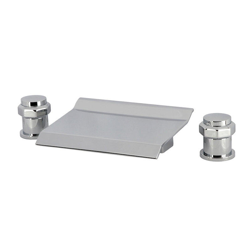 Milano Two-Handle 3-Hole Deck Mount Waterfall Roman Tub Faucet