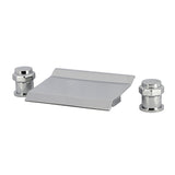 Milano Two-Handle 3-Hole Deck Mount Waterfall Roman Tub Faucet