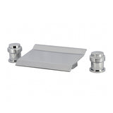 Milano Two-Handle 3-Hole Deck Mount Waterfall Roman Tub Faucet
