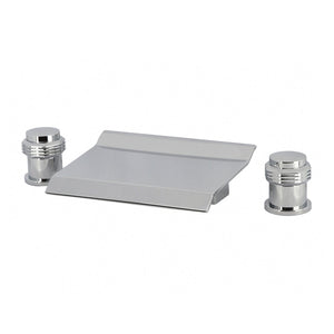 Milano Two-Handle 3-Hole Deck Mount Waterfall Roman Tub Faucet