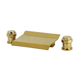 Milano Two-Handle 3-Hole Deck Mount Waterfall Roman Tub Faucet