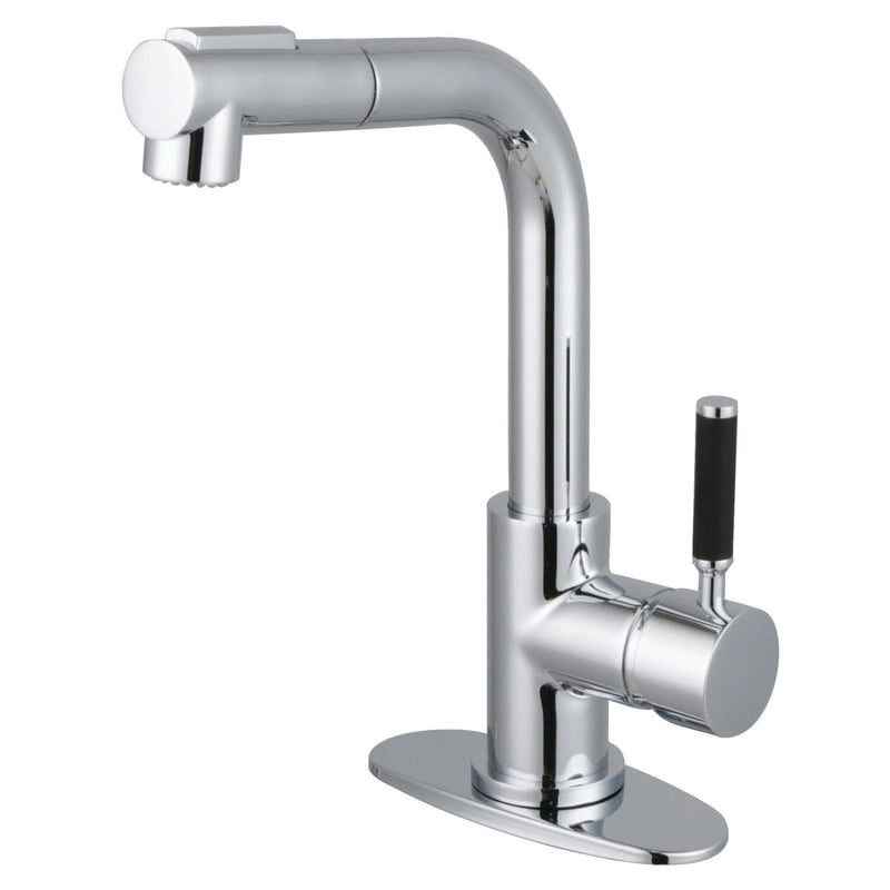 Kaiser Single-Handle 1-Hole Deck Mount Pull-Out Sprayer Bar Faucet