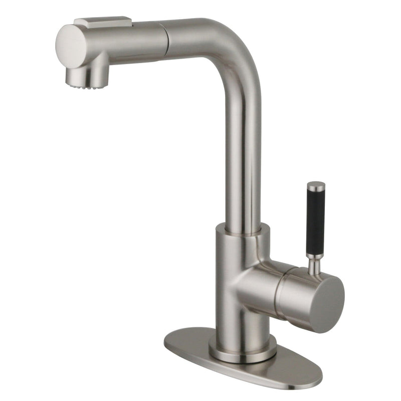 Kaiser Single-Handle 1-Hole Deck Mount Pull-Out Sprayer Bar Faucet