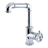 Fuller One-Handle 1-Hole Bathroom Faucet with Push Pop-Up Drain