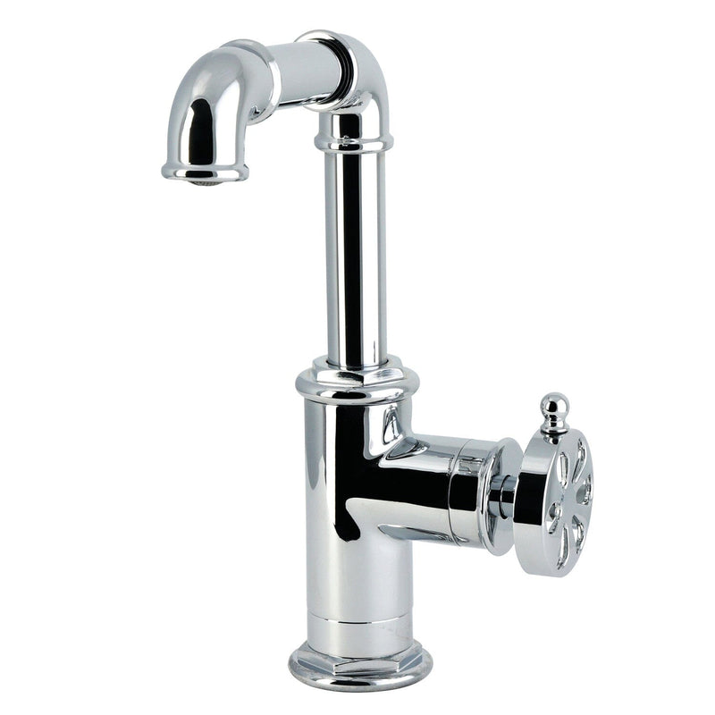 Belknap One-Handle 1-Hole Bathroom Faucet with Push Pop-Up Drain
