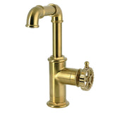 Fuller One-Handle 1-Hole Bathroom Faucet with Push Pop-Up Drain