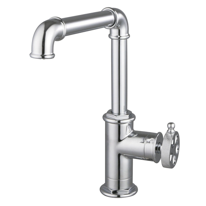 Wendell Single-Handle 1-Hole Kitchen Faucet with Knurled Handle