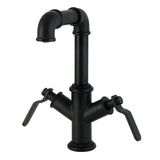 Whitaker Two-Handle 1-Hole Bathroom Faucet with Push Pop-Up Drain