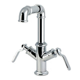 Whitaker Two-Handle 1-Hole Bathroom Faucet with Push Pop-Up Drain