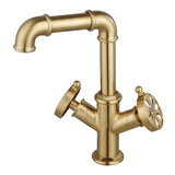 Belknap Two-Handle 1-Hole Bathroom Faucet with Push Pop-Up Drain