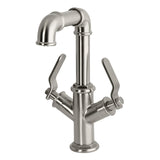 Whitaker Two-Handle 1-Hole Bathroom Faucet with Push Pop-Up Drain