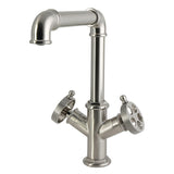 Wendell Two-Handle 1-Hole Kitchen Faucet with Knurled Handle