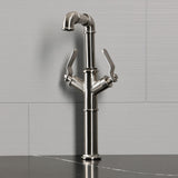 Whitaker Two-Handle 1-Hole Deck Mount Vessel Faucet