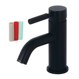 Kaiser One-Handle 1-Hole Bathroom Faucet with Push Pop-Up Drain
