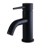 New York One-Handle 1-Hole Bathroom Faucet with Push Pop-Up Drain