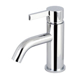 Continental One-Handle 1-Hole Bathroom Faucet with Push Pop-Up Drain