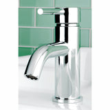 Concord One-Handle 1-Hole Bathroom Faucet with Push Pop-Up Drain