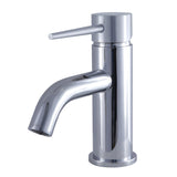New York One-Handle 1-Hole Bathroom Faucet with Push Pop-Up Drain