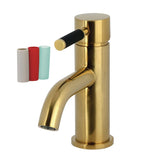 Kaiser One-Handle 1-Hole Bathroom Faucet with Push Pop-Up Drain
