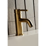 Concord One-Handle 1-Hole Bathroom Faucet with Push Pop-Up Drain