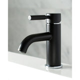 Kaiser One-Handle 1-Hole Bathroom Faucet with Push Pop-Up Drain