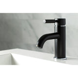 Kaiser One-Handle 1-Hole Bathroom Faucet with Push Pop-Up Drain