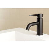 Concord One-Handle 1-Hole Bathroom Faucet with Push Pop-Up Drain