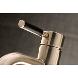 Kaiser One-Handle 1-Hole Bathroom Faucet with Push Pop-Up Drain