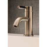 Kaiser One-Handle 1-Hole Bathroom Faucet with Push Pop-Up Drain