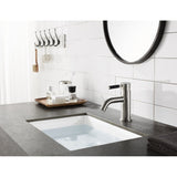 Kaiser One-Handle 1-Hole Bathroom Faucet with Push Pop-Up Drain