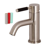 Kaiser One-Handle 1-Hole Bathroom Faucet with Push Pop-Up Drain