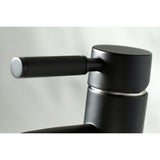 Kaiser One-Handle 1-Hole Bathroom Faucet with Push Pop-Up Drain