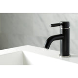 Kaiser One-Handle 1-Hole Bathroom Faucet with Push Pop-Up Drain
