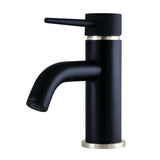 New York One-Handle 1-Hole Bathroom Faucet with Push Pop-Up Drain