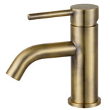 Concord One-Handle 1-Hole Bathroom Faucet with Push Pop-Up Drain