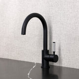 Kaiser Single-Handle 1-Hole Deck Mount Vessel Faucet