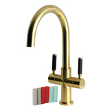 Kaiser Two-Handle 1-Hole Deck Mount Vessel Faucet