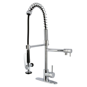 Concord Single-Handle 1-Hole Deck Mount Pre-Rinse Kitchen Faucet