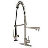 Concord Single-Handle 1-Hole Deck Mount Pre-Rinse Kitchen Faucet