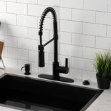 Continental Single-Handle 1-Hole Deck Mount Pre-Rinse Kitchen Faucet