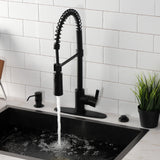 Continental Single-Handle 1-Hole Deck Mount Pre-Rinse Kitchen Faucet