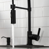 Continental Single-Handle 1-Hole Deck Mount Pre-Rinse Kitchen Faucet